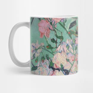 Van Gogh Pink Roses in a Vase Mug